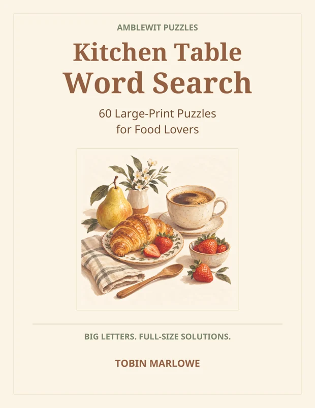 Kitchen Table Word Search cover preview